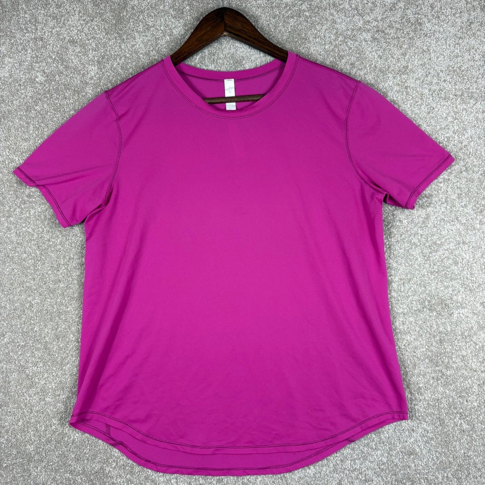 Lululemon Run Swiftly Tech Short Sleeve Crew Pink Magenta Size 10